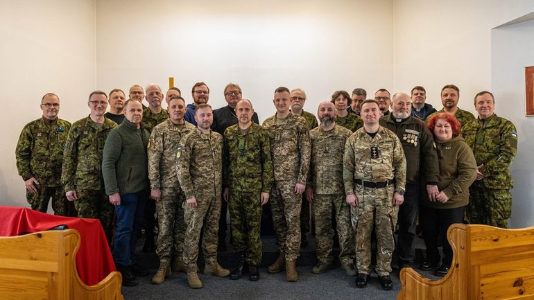 Військові капелани ЗСУ поділилися з колегами з Естонії досвідом служіння на війні