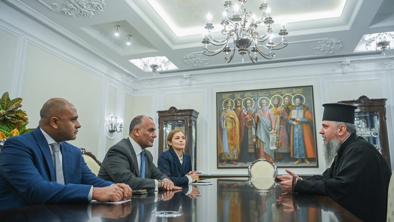 Митрополит Епіфаній провів зустріч з послом Єгипту