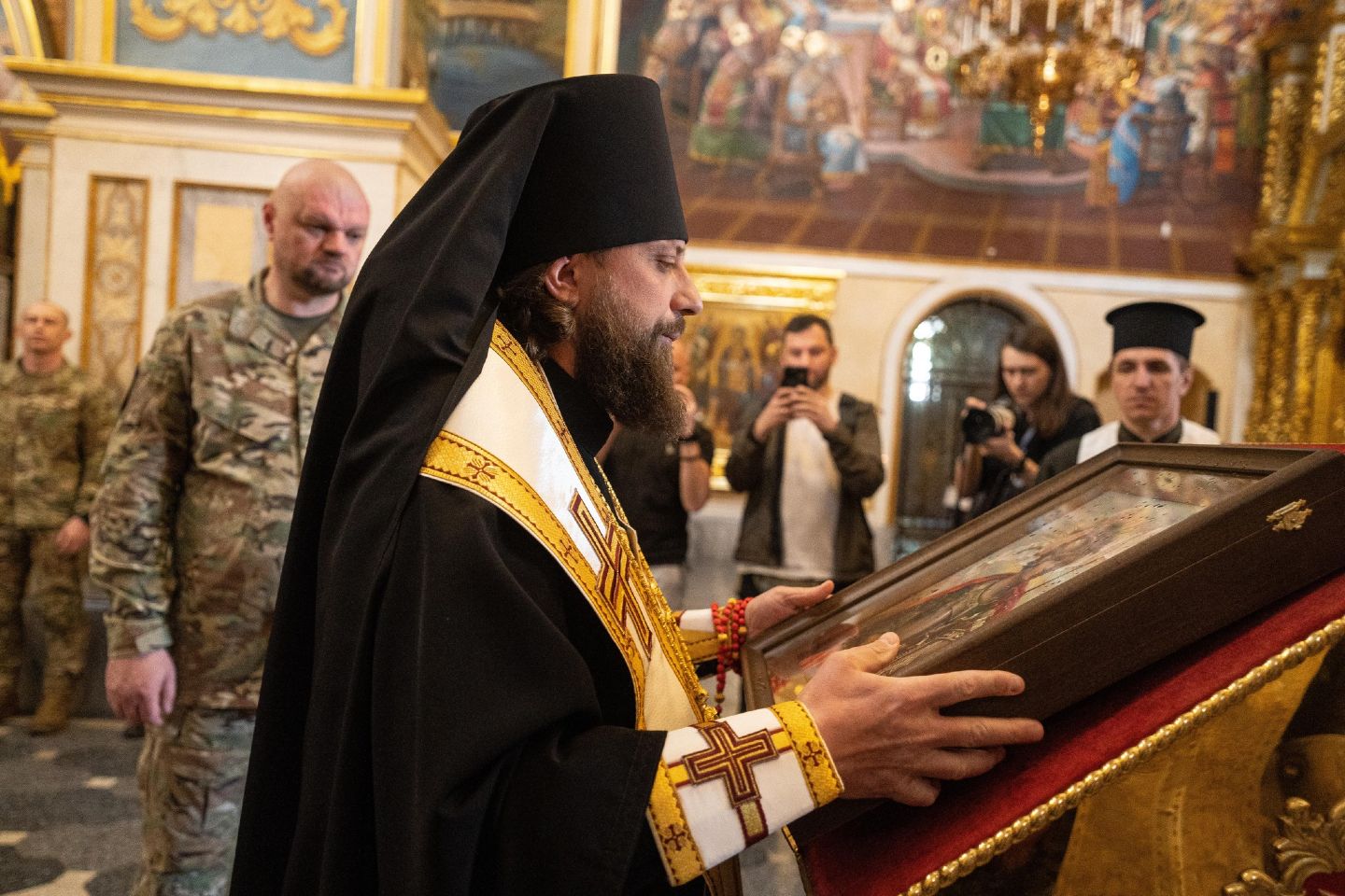 У Києво-Печерській лаврі освятили особливу військову ікону