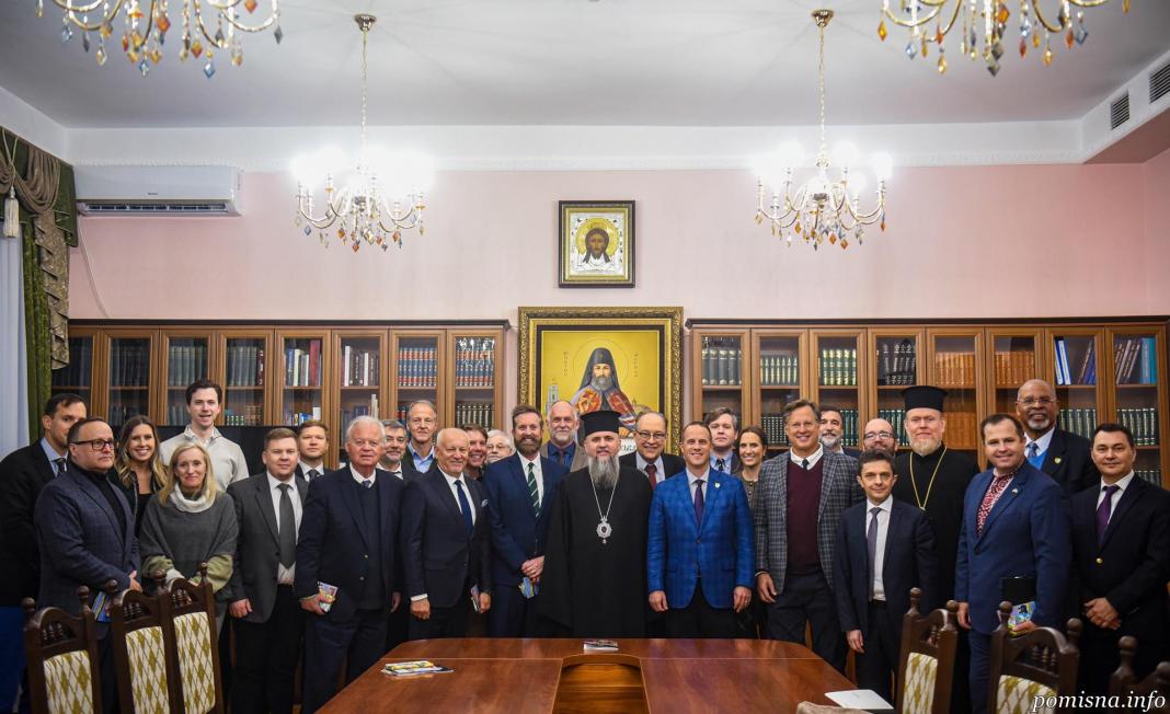 Предстоятель ПЦУ зустрівся з делегацією експертів провідних аналітичних центрів та консервативних організацій США
