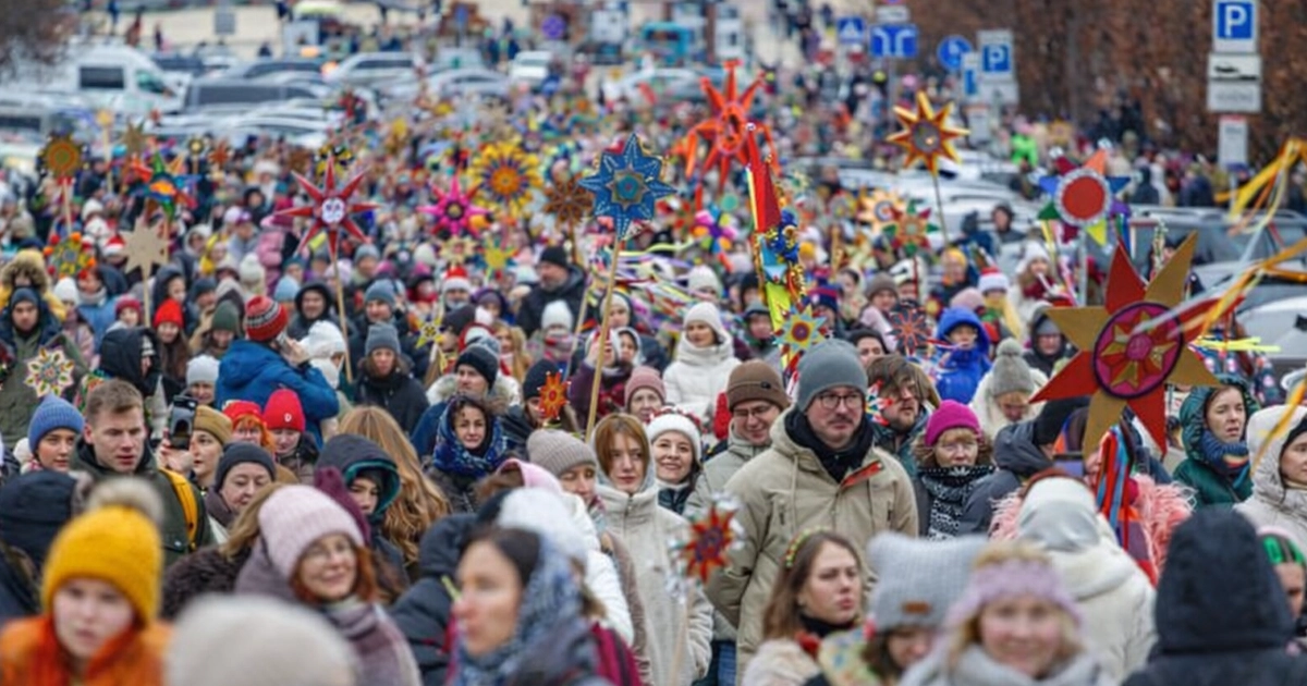 У центрі Києва відбулася Різдвяна хода на честь полеглих захисників України