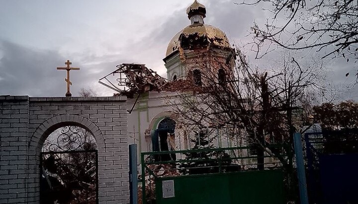Внаслідок російського обстрілу зазнав руйнації храм обителі УПЦ у Запорізькій області
