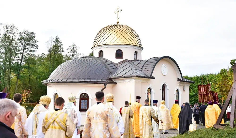 Освячення храму св. Параскеви в Турковицькому монастирі у Польщі