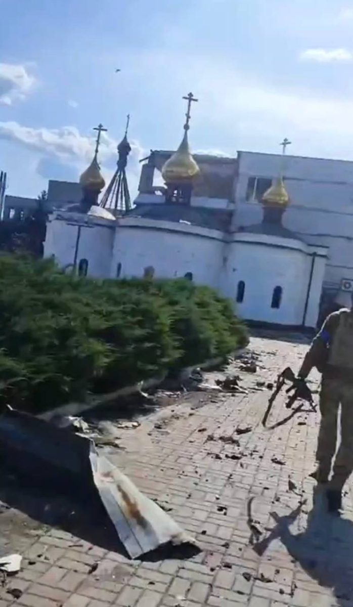 Покрово-Микільський храм у Покровську зазнав значних руйнувань.