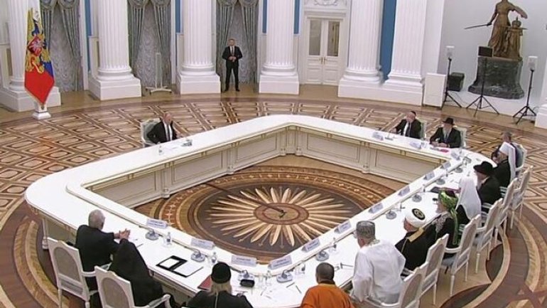Інститут вивчення війни пояснив, чому Путін збирав Кирила, рабинів і муфтіїв Росії