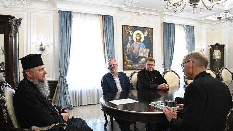 Предстоятель ПЦУ провів зустріч із представниками Лютеранської Церкви Данії