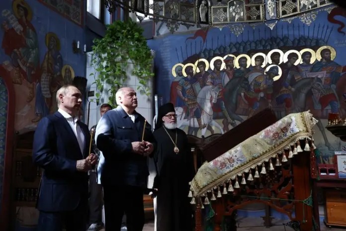 Путін і Лукашенко зустрілись у російському монастирі на Валаамі