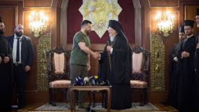 Президент України подякував Патріарху Варфоломію "за духовну підтримку України"
