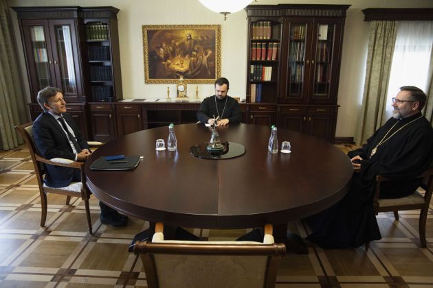 Блаженніший Святослав зустрівся з послом Італії в Україні