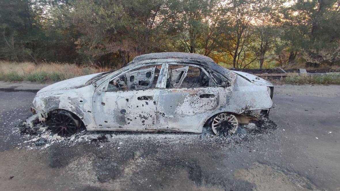 В окупованій Василівці автівку священника-колаборанта Валерія Галущенка атакував дрон