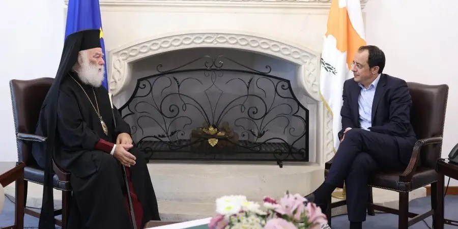 Патріарх Александрійський зустрівся з президентом Кіпру