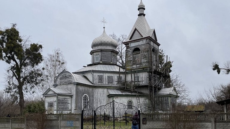 Унікальна дерев’яна церква XIX століття на Київщині опинилася під загрозою руйнування