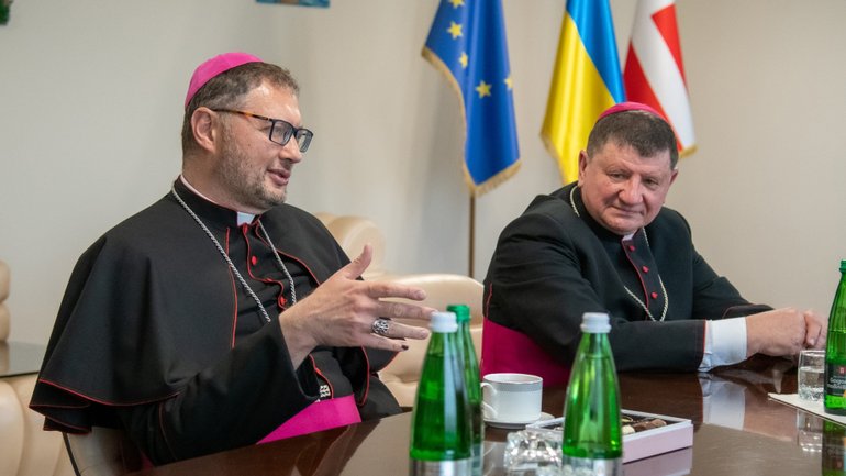 Апостольський нунцій в Україні архиєпископ Вісвальдас Кульбокас відвідав Волинь
