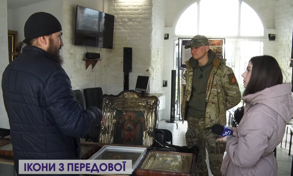 У Жидичинському монастирі молитимуться перед іконами, врятованими на Донеччині