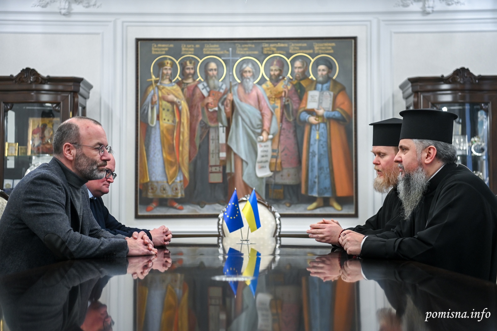 Предстоятель зустрівся з очільником Європейської народної партії