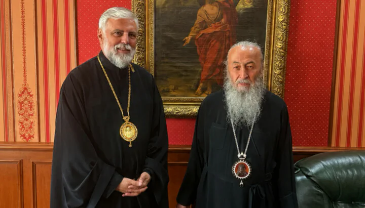 Предстоятель УПЦ провів зустріч із ієрархом Сербської Православної Церкви