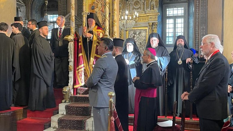 Митрополит Євстратій представляє ПЦУ на відзначенні іменин Патріарха Варфоломія