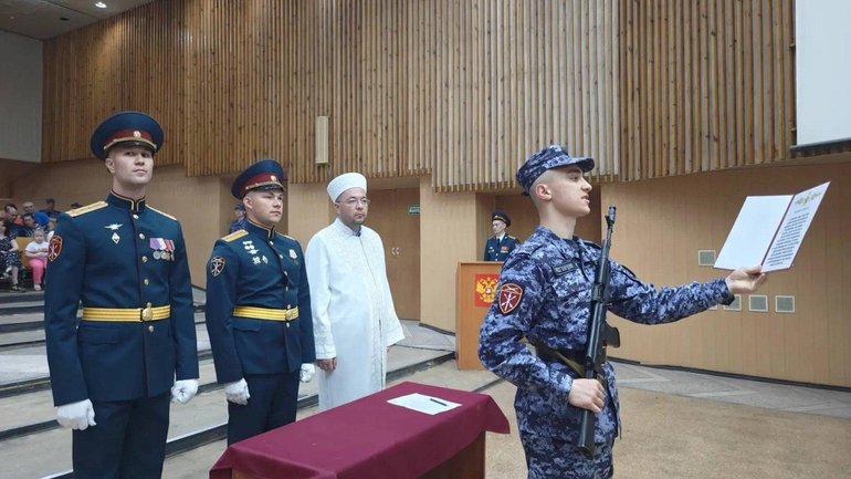 «Заступник муфтія Криму» взяв участь у присязі росгвардійців
