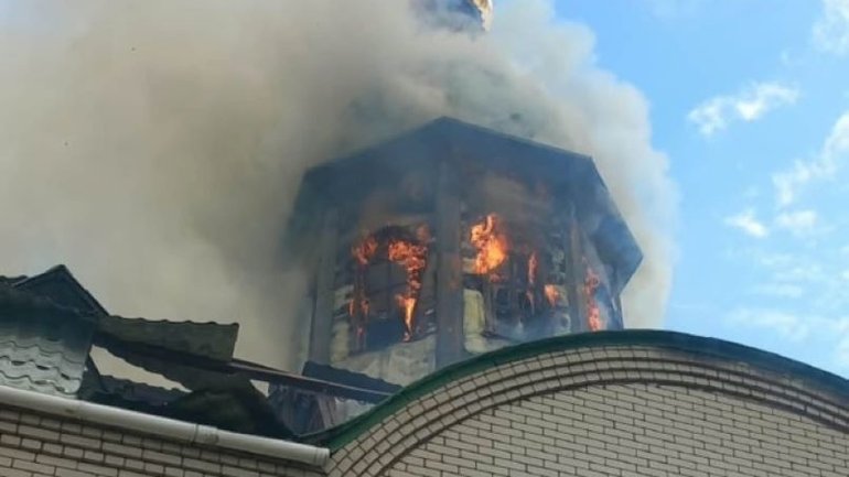 У Краматорську внаслідок російського удару 11 серпня виникла пожежа у храмі.