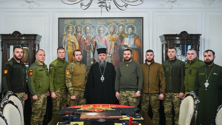 Митрополит Епіфаній відзначив воїнів-артилеристів