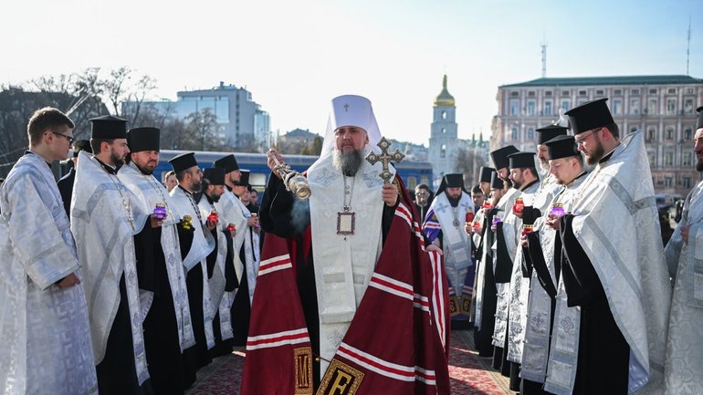 Предстоятель ПЦУ звершив молитву за спокій душ жертв Голодоморів