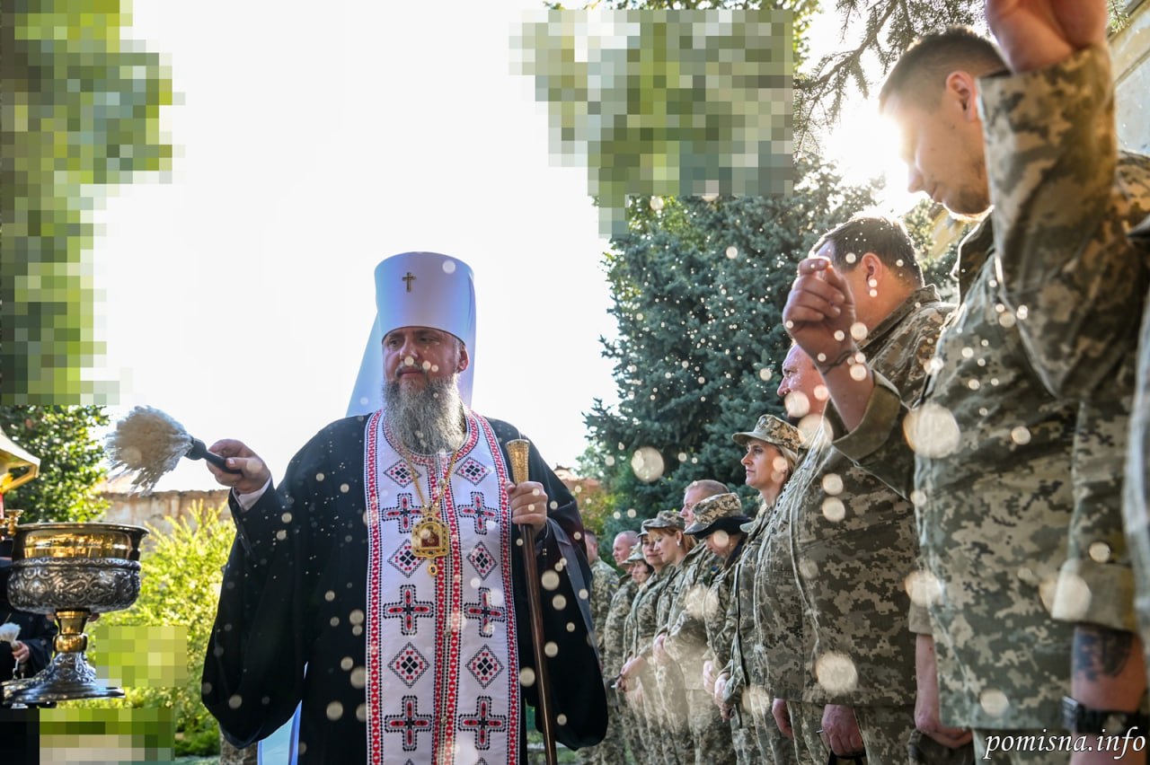 Предстоятель ПЦУ, митрополит Київський і всієї України Епіфаній у Чорткові зустрівся з українськими воїнами