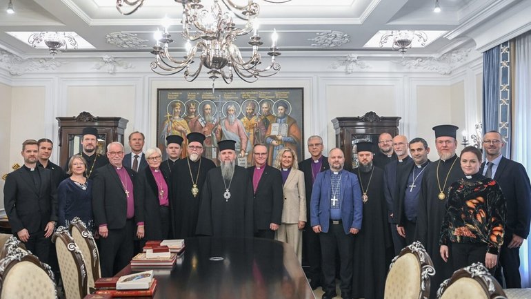 Предстоятель ПЦУ зустрівся з делегацією Церков Нордичних країн