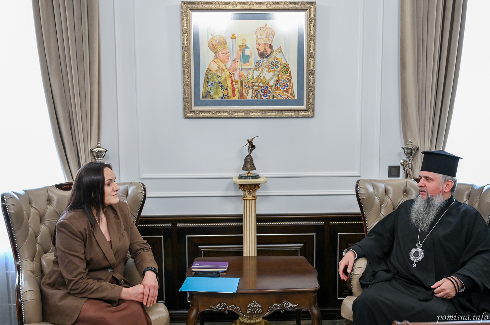 Митрополит Епіфаній зустрівся з очільницею Міністерства культури Тетяною Бережною.