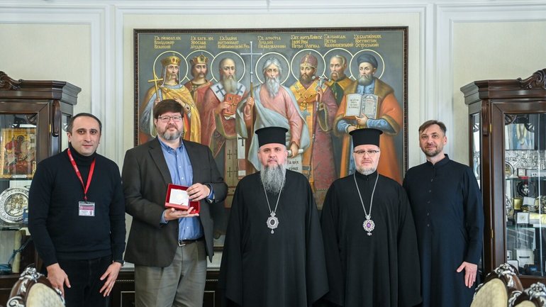 Предстоятель ПЦУ зустрівся з представниками міжнародної православної благодійної організації IOCC