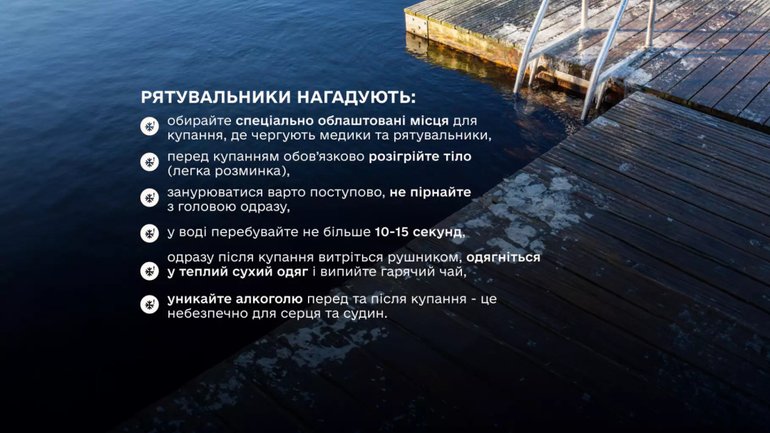 На новостильне Водохреще в Україні чергують понад 500 рятувальників
