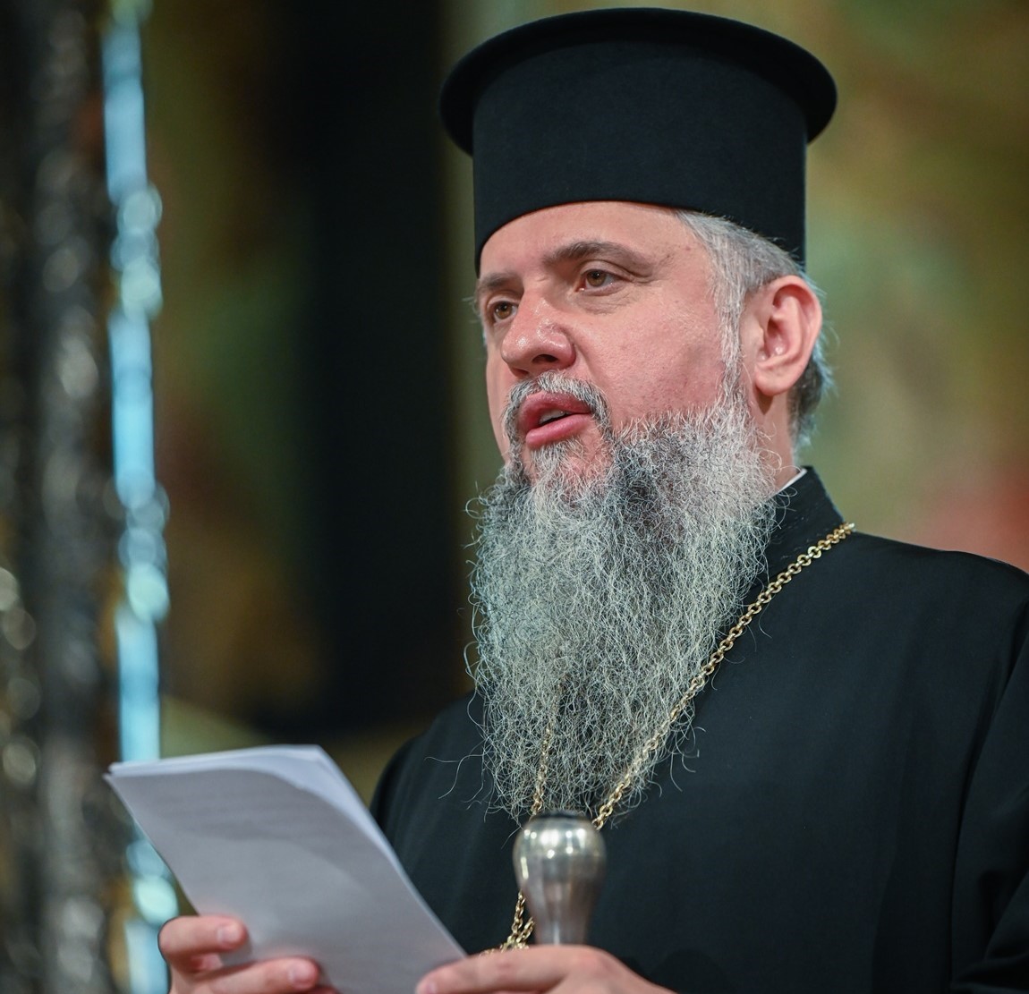 Митрополит Епіфаній подякував ігумену з Афону за молитву та звільнення Лаври від омани