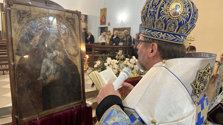 Глава УГКЦ та екзарх Луцький вшанували віднайдену ікону XVI століття