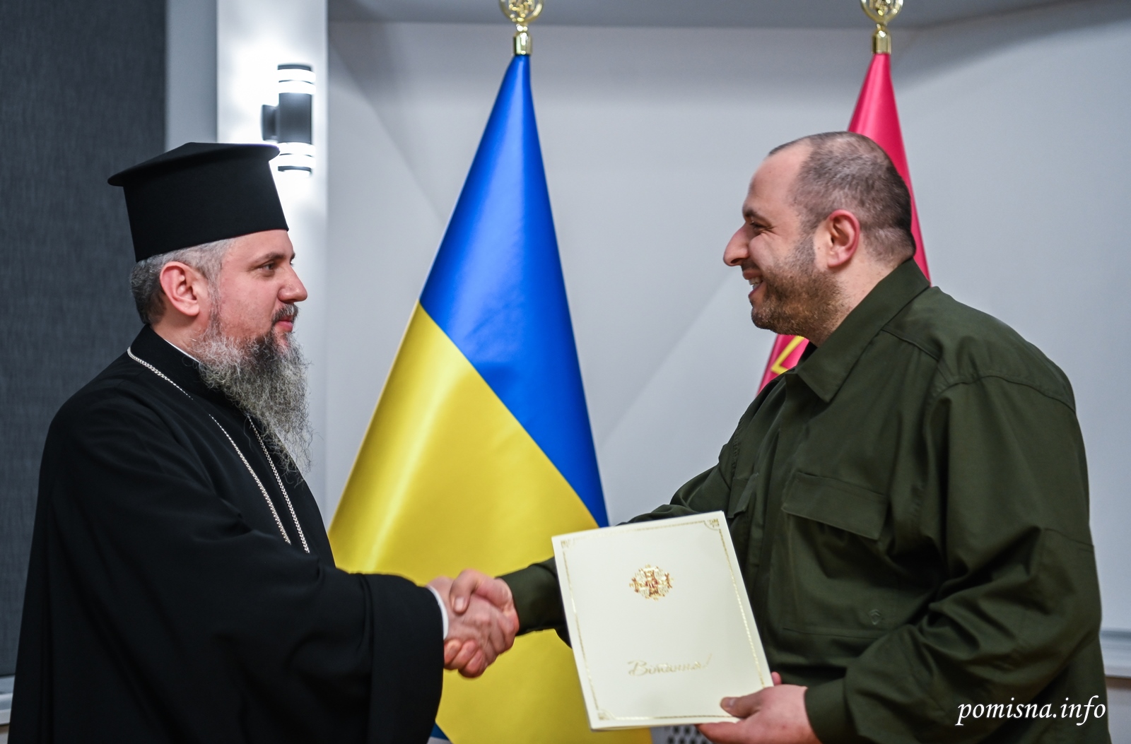 Митрополит Епіфаній зустрівся з міністром оборони України Рустемом Умєровим