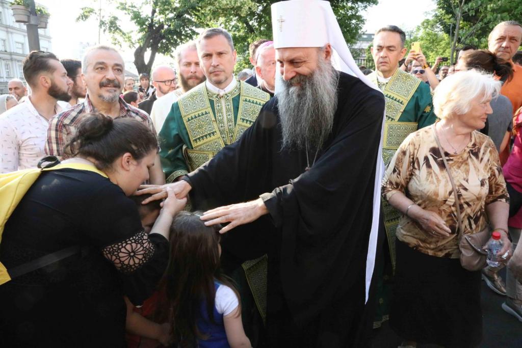 Патріарх Сербський митрополиту Онуфрію: Віримо, що ваша велика справа триватиме