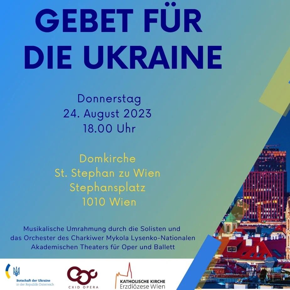 Посольство України в Австрії організовує молитву за Україну