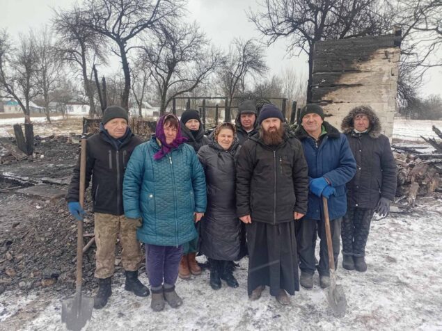 У селі Нічогівка згоріло тимчасове приміщення, де молилася громада УПЦ