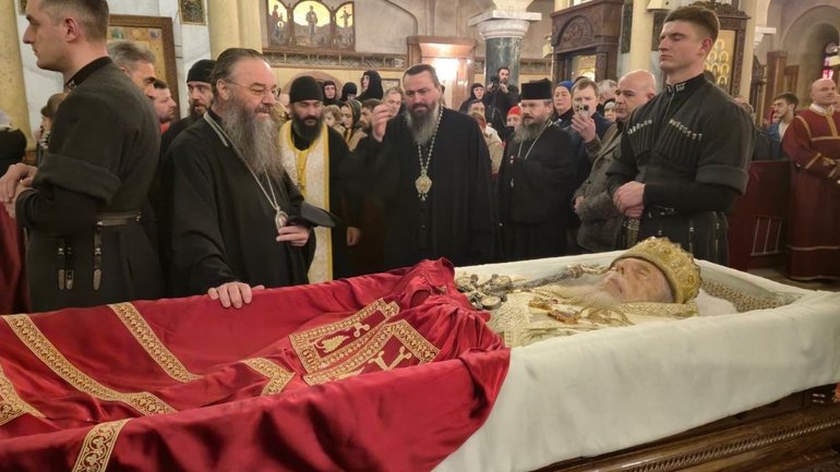 Підсудний митрополит УПЦ Лонгин тепер побував у Тбілісі