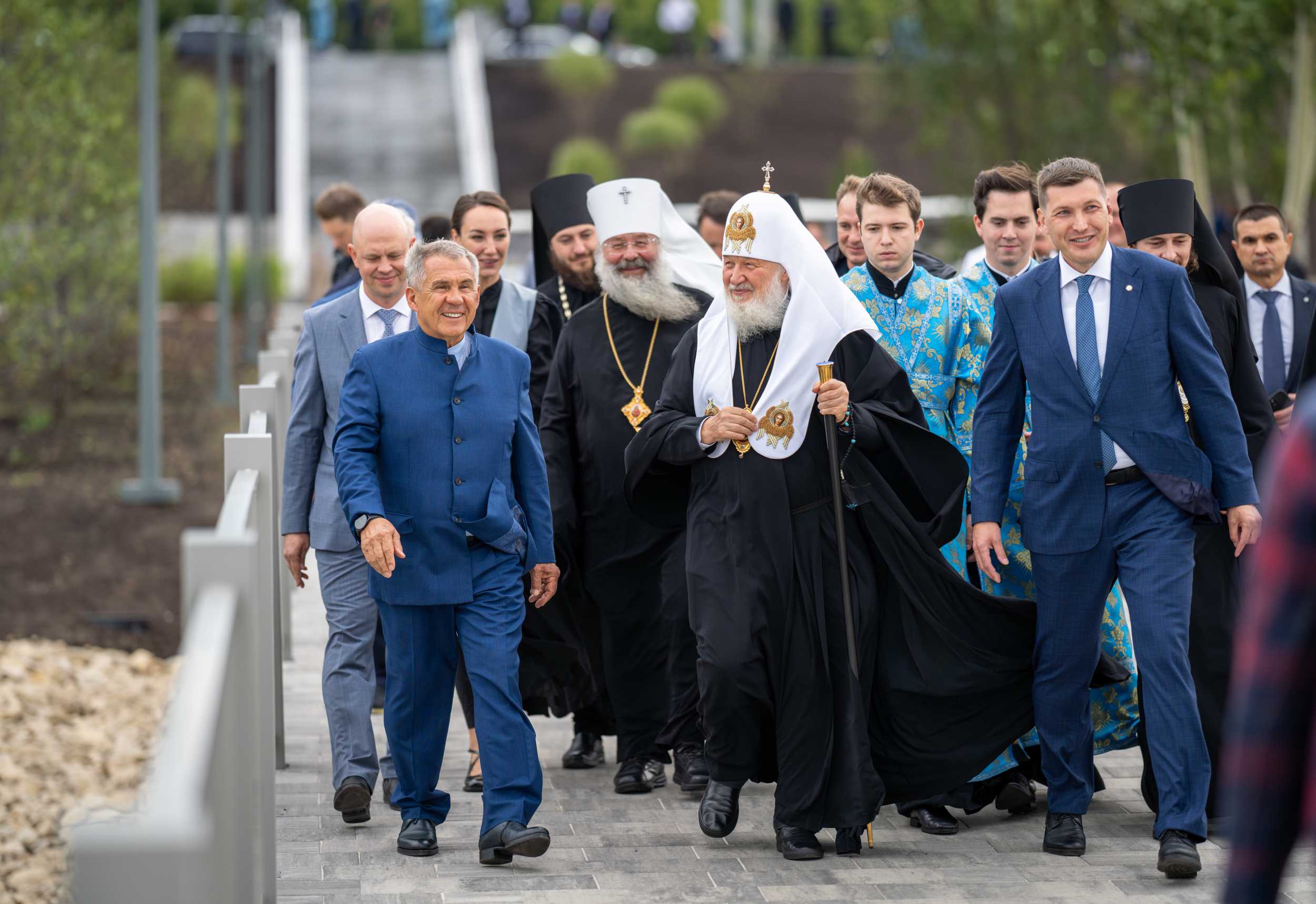 Патріарх РПЦ освятив храм у вигляді піраміди