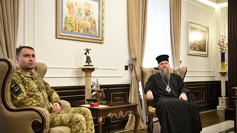 Предстоятель ПЦУ зустрівся з Кирилом Будановим