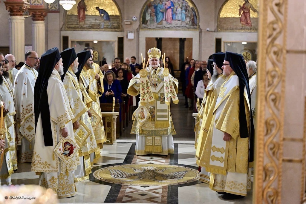 Єрархи та духовенство відзначили іменини архієпископа Американського Елпідофора