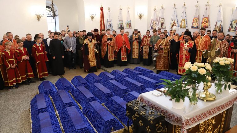 На Львівщині перепоховали останки 26 жертв комуністичного тоталітарного режиму