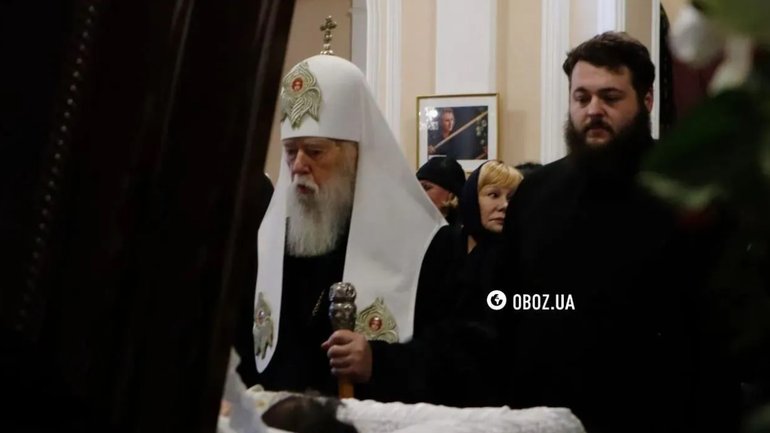 Віталія Білоножка відспівав почесний Патріарх Філарет
