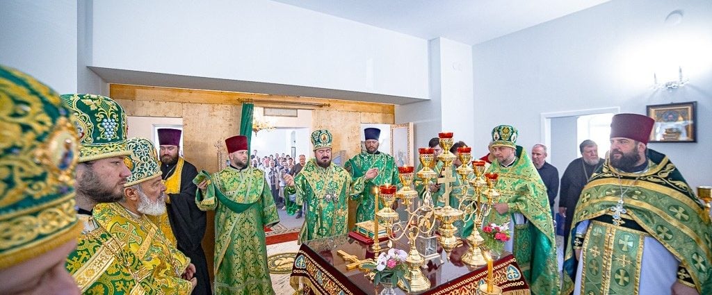 У Харкові звершили освячення храму в ім’я прп. Олександра Свірського