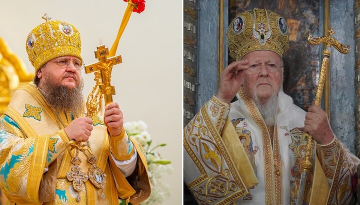 Черкаський архієрей УПЦ закликав патріарха Варфоломія скасувати Томос ПЦУ