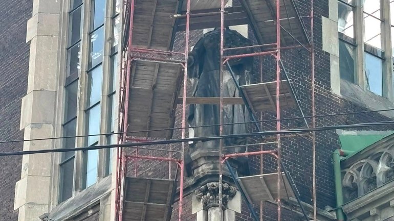 Скульптуру святої Єлизавети на храмі Львова відновлять вперше за десятки років