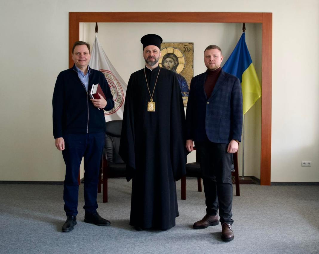 Відбулась зустріч Екзарха з Президентом Американської Торгівельної Палати в Україні