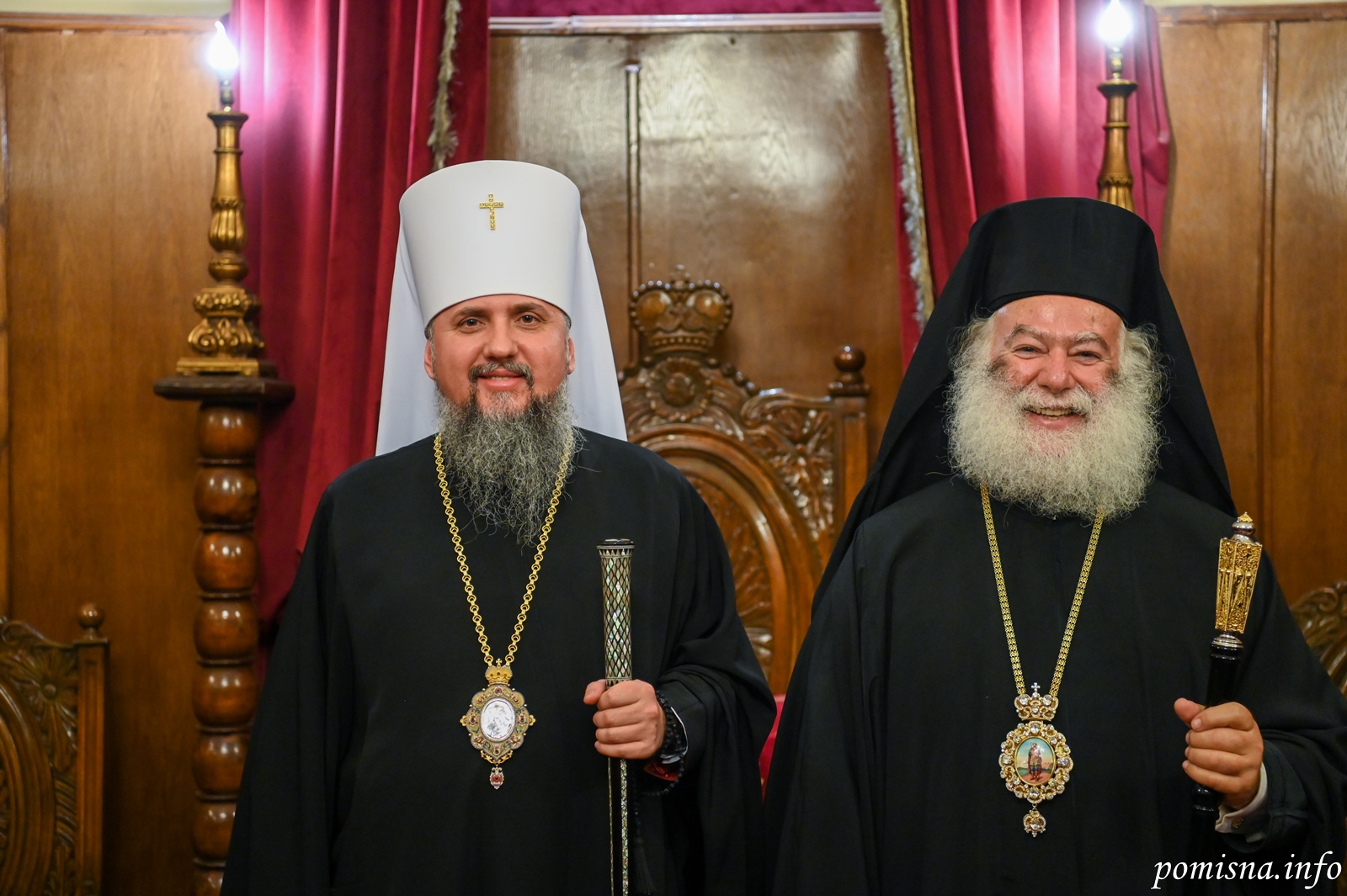 Предстоятель ПЦУ привітав Олександрійського Патріарха з ювілеєм