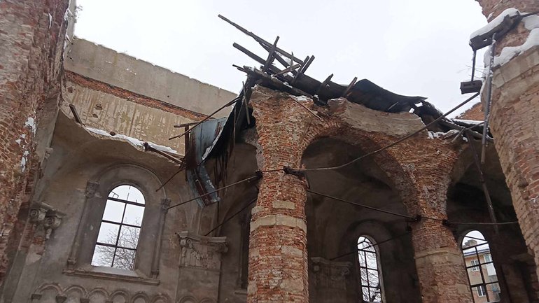 У Великій синагозі в Бродах стався черговий обвал