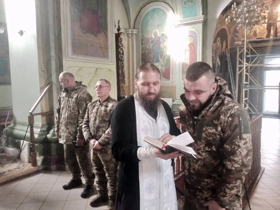 Захисник України Володимир прийняв хрещення у Жидичинському монастирі