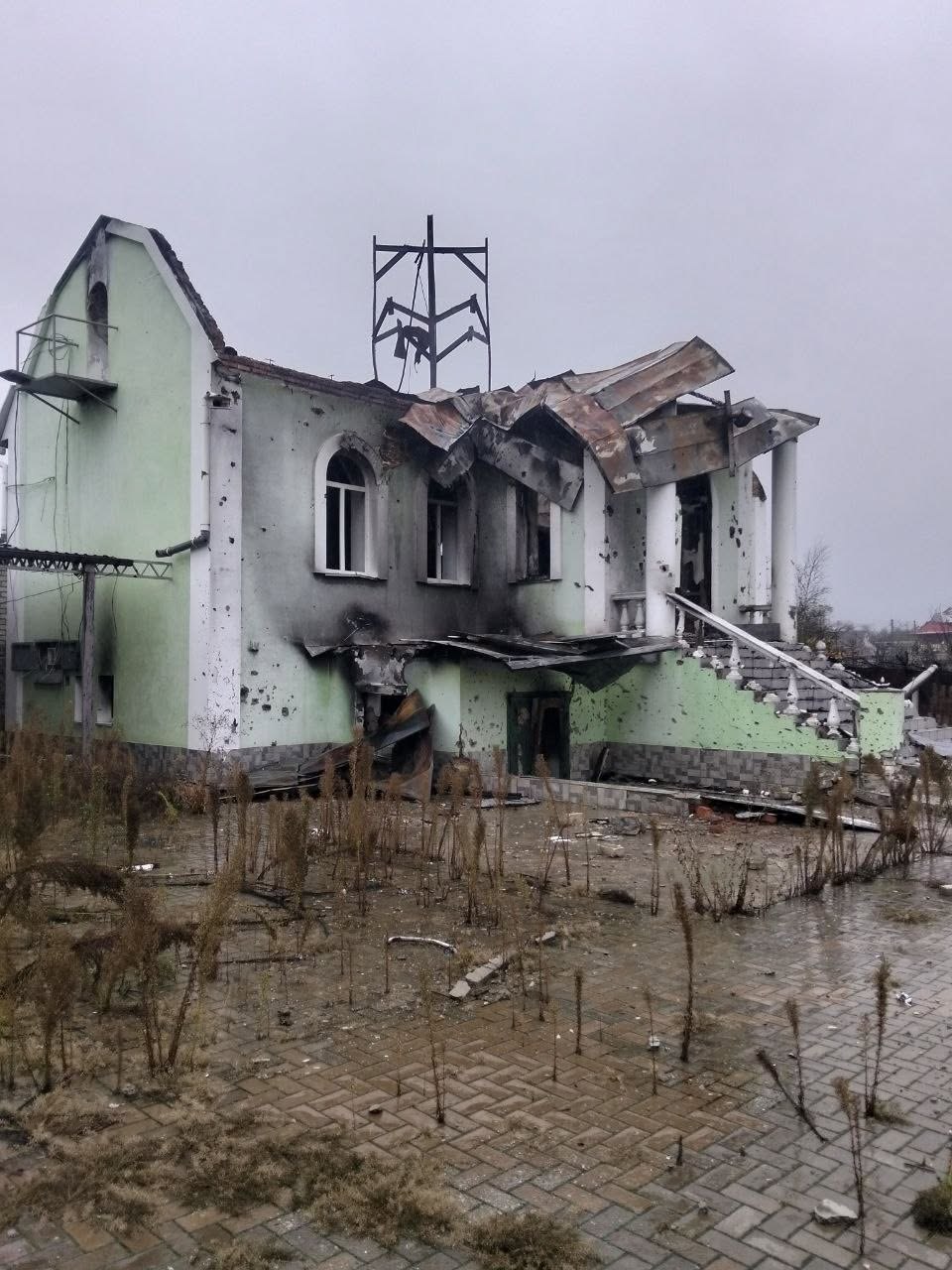 У Херсонській єпархії УПЦ фактично зруйновано храм преподобного Антонія Печерського